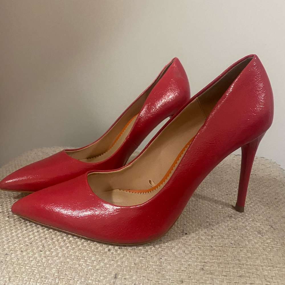 Zara red heels US 6.5